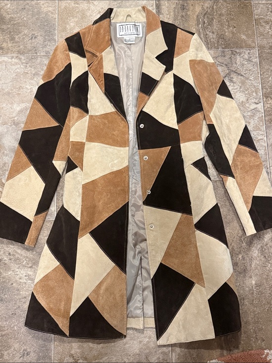 BB Dakota Jackets & Blazers - Vintage 90’s/Y2K BB Dakota Leather Patchwork Jacket